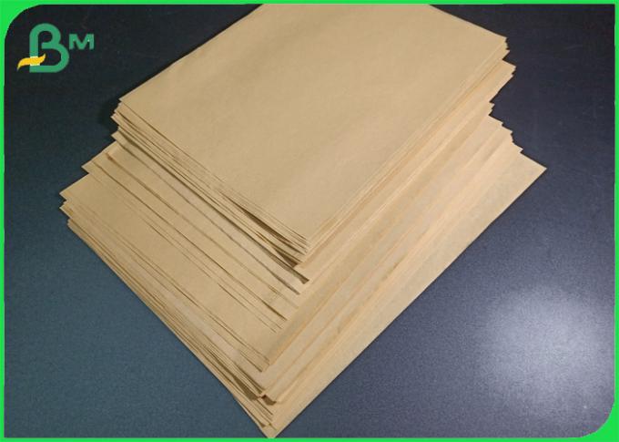 Carta kraft di bambù non candeggiata riciclabile di Brown della polpa per le buste della borsa