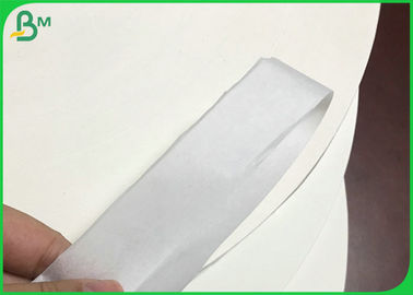 Larghezza 28gsm Kraft bianco Rolls del commestibile 32mm 44mm per Straw Wrapping Paper