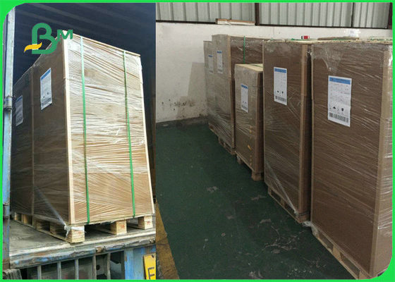 110 - 220gsm ha riciclato il foglio della fodera di Kraft per i contenitori di imballaggio 65 * 86cm FSC