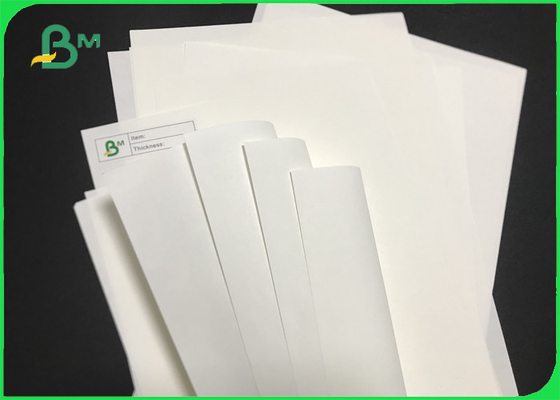 Carta kraft bianca pura d'imballaggio candeggiata non rivestita Rolls della carta 80gsm 100gsm