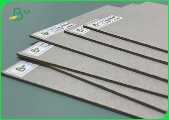 Grey Color Paper Board rigido 2mm 1250gsm spesso ha riciclato Straw Board Sheets
