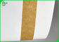 bordo bianco della fodera di Kraft del fronte di 300g 325g per il pacchetto del commestibile