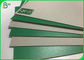 1.5mm durevole 1.8mm ha riciclato Grey Paper Cardboard Sheets montato verde 70 * 100cm