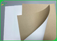 il bianco del commestibile 350gsm ha ricoperto la carta di carta del contenitore di alimento della pasta di cellulosa della parte posteriore di Kraft