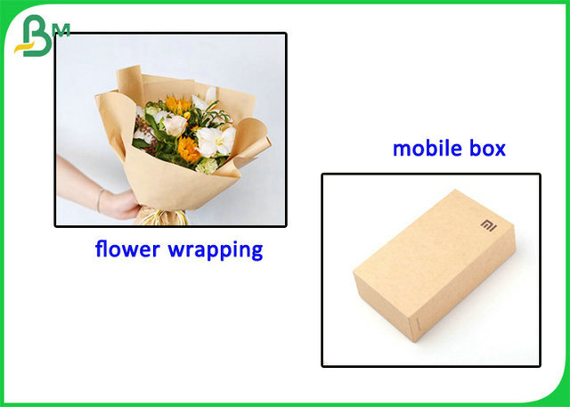 Carta kraft Di bambù biodegradabile della polpa di 100% per lo spostamento del fiore