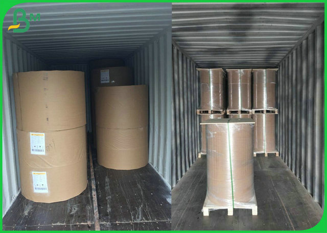 Materiale riciclato rotolo di bambù di superficie regolare della carta kraft della polpa di 115gsm 140gsm