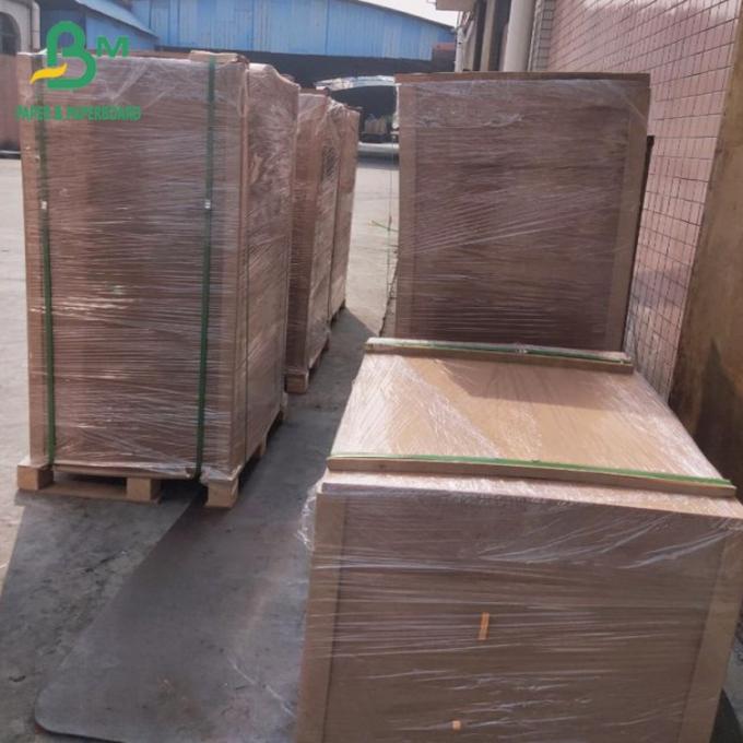 Prenda fuori inscatola 300gsm carta non candeggiata di Kraft Brown per i contenitori di alimento 0