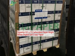 Superiore 8.5 x 11 Carta senza carbonio Bianco brillante carta digitale autocopia