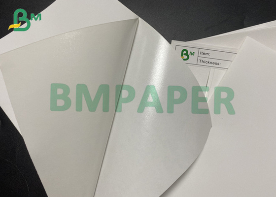 carta di etichetta di stampa di carta di Adhensive di auto rivestito bianco della colata 80gsm chiara