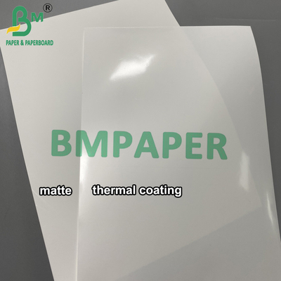 Carta sintetica termica Jumbo Roll 1090mm*8000m Materiale di carta per etichette resistente alle lacrime