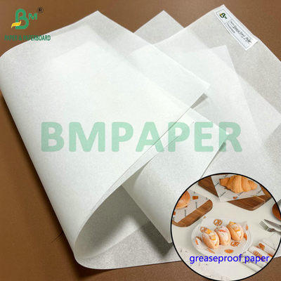 38 g 40 g carta resistente al grasso di cera stampabile per pacchetti di pane 12 "x 12"