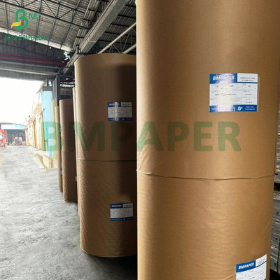 50 g carta kraft marrone a nastro per sacchetti di caffè 750 mm 1 lato lucido