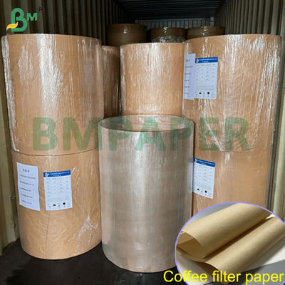 50gsm 54gsm Foodgrade White Brown Coffee Filter Paper 380mm 400mm