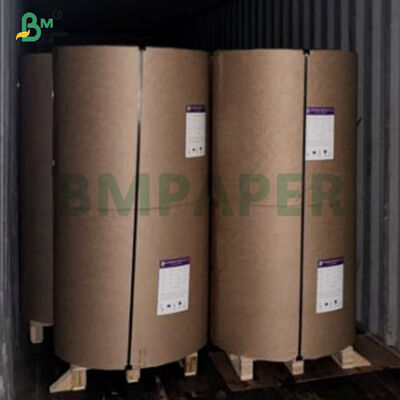 100% di pasta di legno vergine 75gm 80gm 85gm carta kraft marrone per la produzione di sacchetti di carta