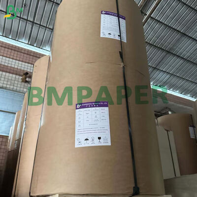 300 gm + 15 g di carta kraft marrone rivestita in PE per vassoio alimentare stradale a prova di olio 85 cm