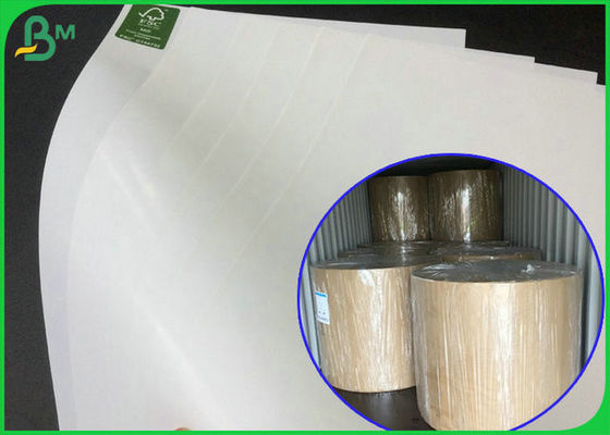 rotolo ricoperto entrambi i lati della carta patinata lucida 97GSM per la fabbricazione della scatola di carta