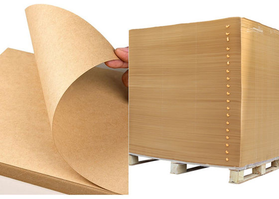 La carta kraft su misura dimensione del vergine di 100gsm 120gsm riveste l'alta rigidezza