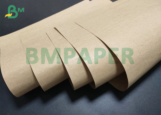 Piccola carta kraft 50mm di 40gsm 50gsm BKP Brown 68mm largamente per imballare