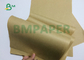 Carta dorata vergine della polpa 80gsm 85gsm Kraft per gli evelopes che fabbricano 73,5 x 54cm