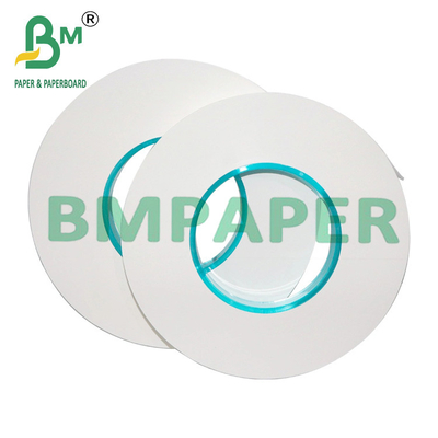 25 mm x 1000 m cannucce per imballaggio alimentare Carta bianca con rotolo Jumbo 28g