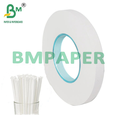 25 mm x 1000 m cannucce per imballaggio alimentare Carta bianca con rotolo Jumbo 28g