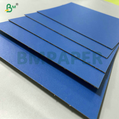 640 x 900 mm 1 mm 2 mm Carta blu riciclata Con retro grigio per cartelle di carta