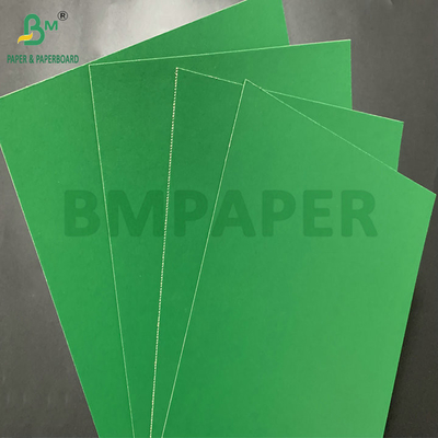 1.1mm 1.2mm Verde Rivestito Laccato Rigidità Cartone Grigio Dietro Cartone