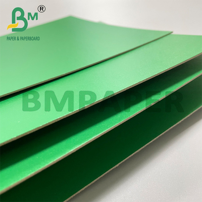 1.2mm 1.5mm Green Color Laminated Grey Back Board per gioielleria