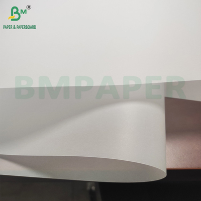 Rollo di carta da tracciamento pergamena bianca altamente trasparente da 50 g a 130 g