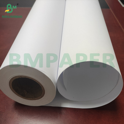 Carta da stampa a getto d'inchiostro a colori 150gr Carta bianca rivestita da un lato 914mm x 30m Rollo