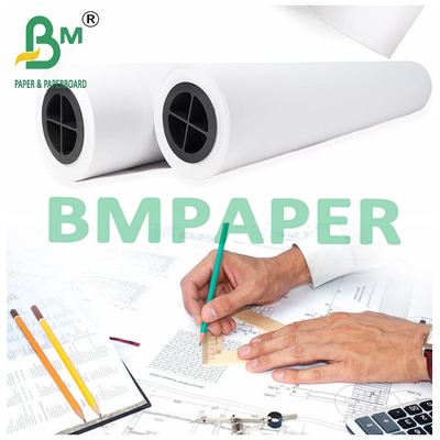 Carta a legame con plotter bianco brillante per la stampa CAD 36" x 150ft 20LB su 2" core