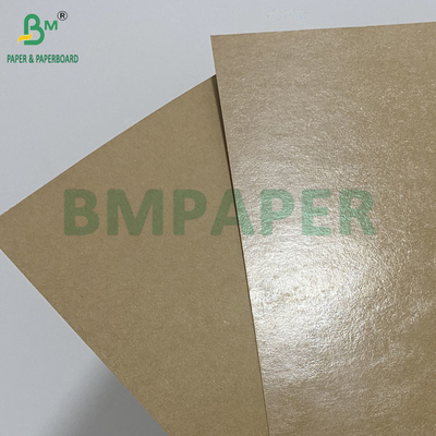PE rivestimento unilaterale cartone kraft marrone fogli grandi per scatole da pranzo 400gm + 15g
