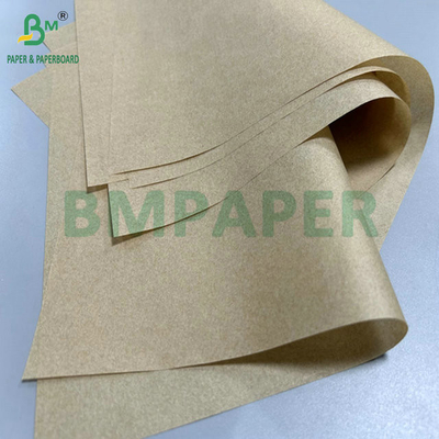35 gr 38 gr Sicurezza alimentare Carta a prova di grasso di colore marrone per avvolgere gli hamburger A1 A0
