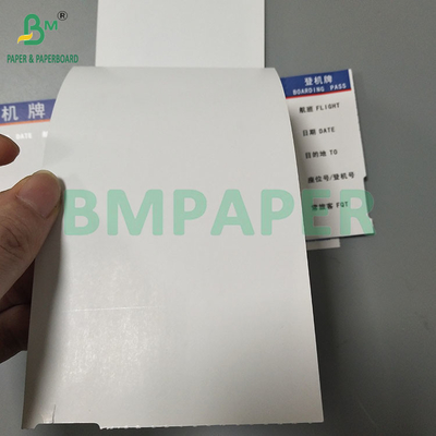 175GSM Carta bianca in bianco carta termica stampa laterale a doppio lato per la carta d'imbarco