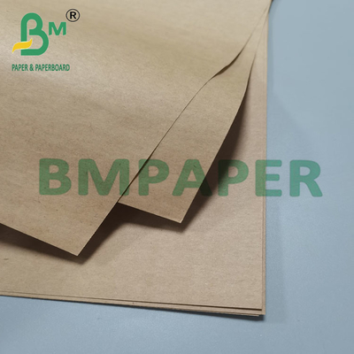 Colore naturale 60gm 100gm 120gm Carta artigianale marrone per borse da shopping in fogli