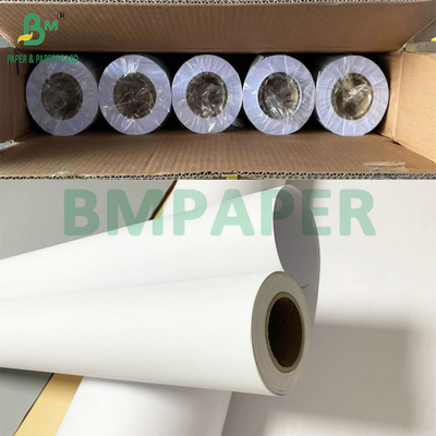 24'' Roll Wide Format 20 lb. CAD Inkjet Bond Rolls 5 Rolls per scatola 2'' Core