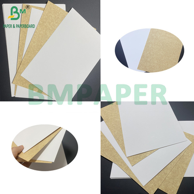 200 gm 250 gm Classifica alimentare CKB Cartone di carta Kraft Artiglio bianco Rivestito con carta Kraft Sosta per imballaggio di bevande