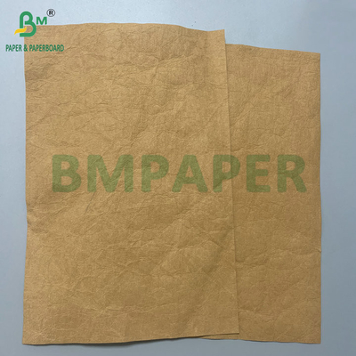 Fibra a base di 0,35 mm 0,55 mm carta Kraft Wshable texture ammorbidisce le rughe