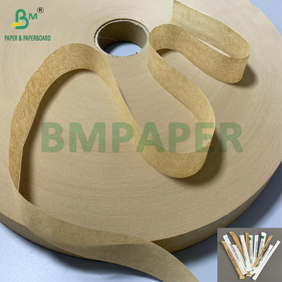 Taglio di piccoli formati 30mm 32mm 24gsm 28gsm carta da imballaggio Kraft marrone per imballaggio di paglia