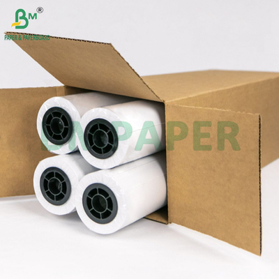 Carta non rivestita di grande formato a getto d'inchiostro da 20LB Per stampanti HP 36′′ X 150′ 2′′ CORE