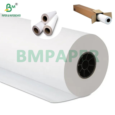 20lb carta in fiocco rivestita in stile premium, rotoli di carta in bianco opaco carta CAD 914mm x 30m