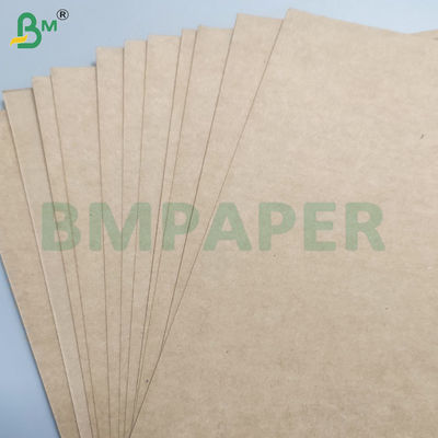 190gm+15gm Rivestimento in PE sicuro per alimenti Pulpa vergine Fogli di carta marrone