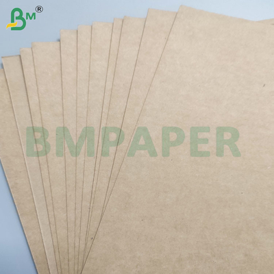 190gm+15gm Rivestimento in PE sicuro per alimenti Pulpa vergine Fogli di carta marrone