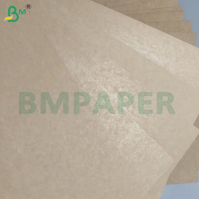 190gm+15gm Rivestimento in PE sicuro per alimenti Pulpa vergine Fogli di carta marrone