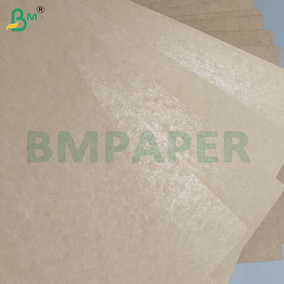 190gm+15gm Rivestimento in PE sicuro per alimenti Pulpa vergine Fogli di carta marrone