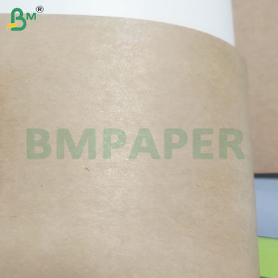 190gm+15gm Rivestimento in PE sicuro per alimenti Pulpa vergine Fogli di carta marrone