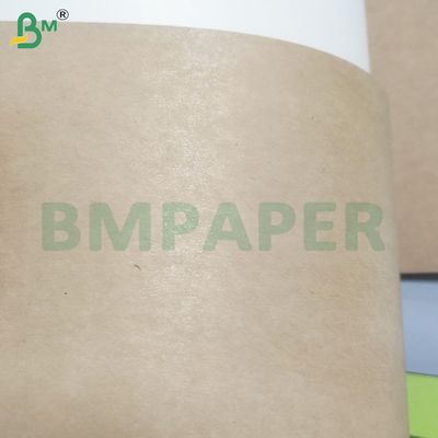 190gm+15gm Rivestimento in PE sicuro per alimenti Pulpa vergine Fogli di carta marrone