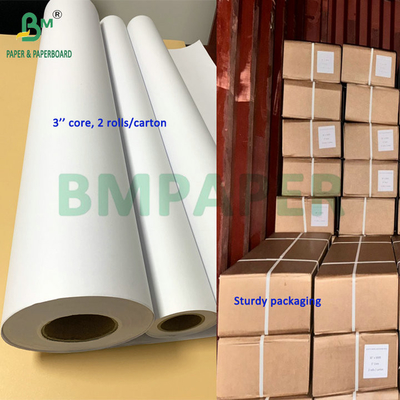 32 lb 35 lb Brightness Wide Format CAD Bond Roll 24' 36' x 100'