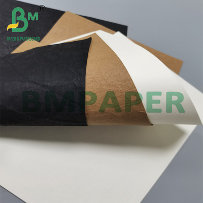 110Yards Riciclabile Lavabile Kraft Paper Roll 0,55 mm Per sacchetto cosmetico
