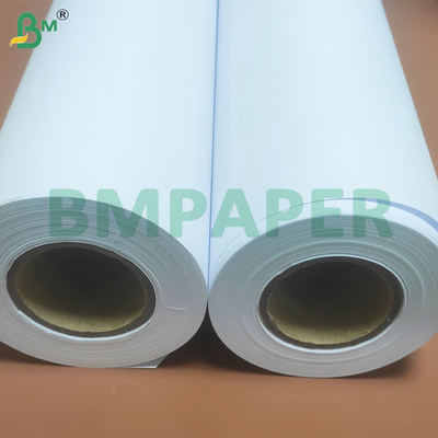 80 GSM Alta precisione Anti curl CAD Plotter Rolls di carta 614mm Larghezza